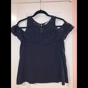 Loft Lace Off The Shoulder Top
